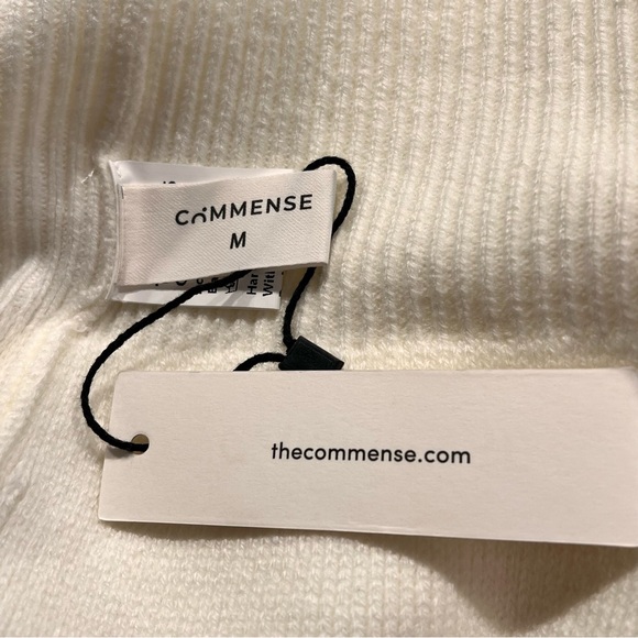 NWT Commense Faux Pearl Trim Cardigan Sz-M - Picture 7 of 12